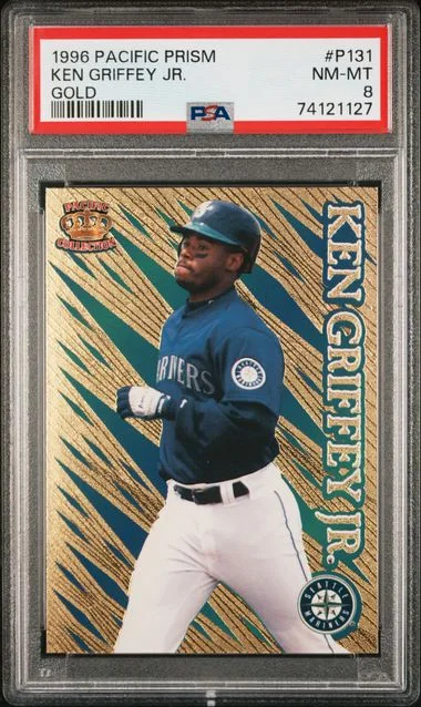 1996 Pacific Prism Gold Ken Griffey Jr. #P-131 card image