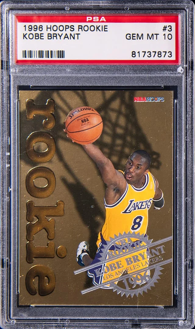 1996 Panini Hoops Kobe Bryant #3 card image