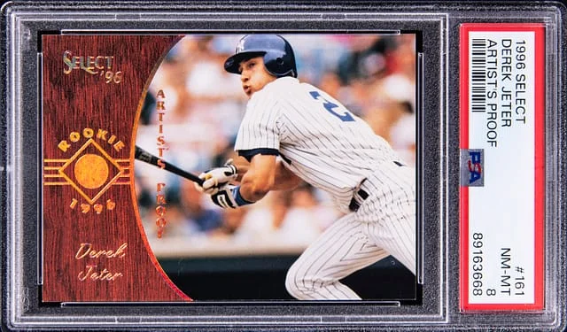 1996 Pinnacle Derek Jeter Select Artist's Proof #161 card image