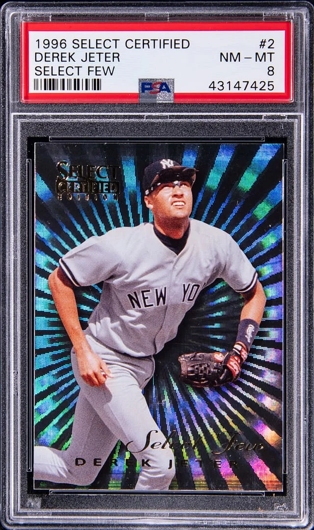 1996 Pinnacle Derek Jeter Select Certified Select Few #2 card image