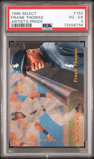 1996 Pinnacle Frank Thomas Select Artist's Proof #152 card image