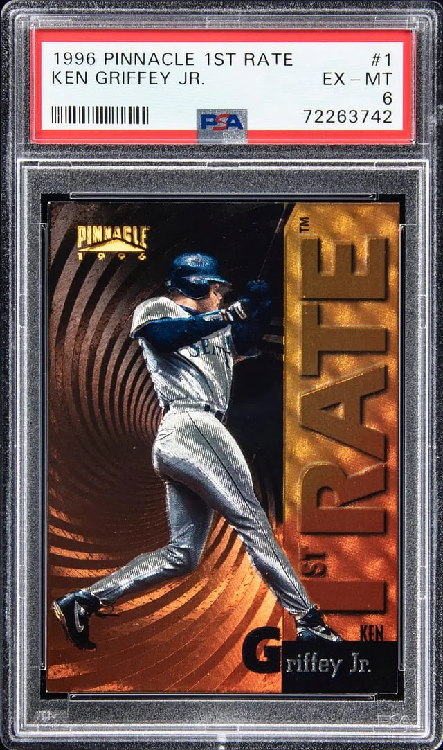 1996 Pinnacle Ken Griffey Jr. 1st Rate #1 card image