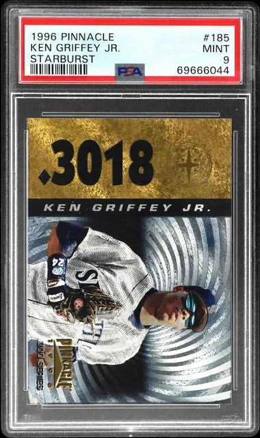 1996 Pinnacle Ken Griffey Jr. Starburst #185 card image