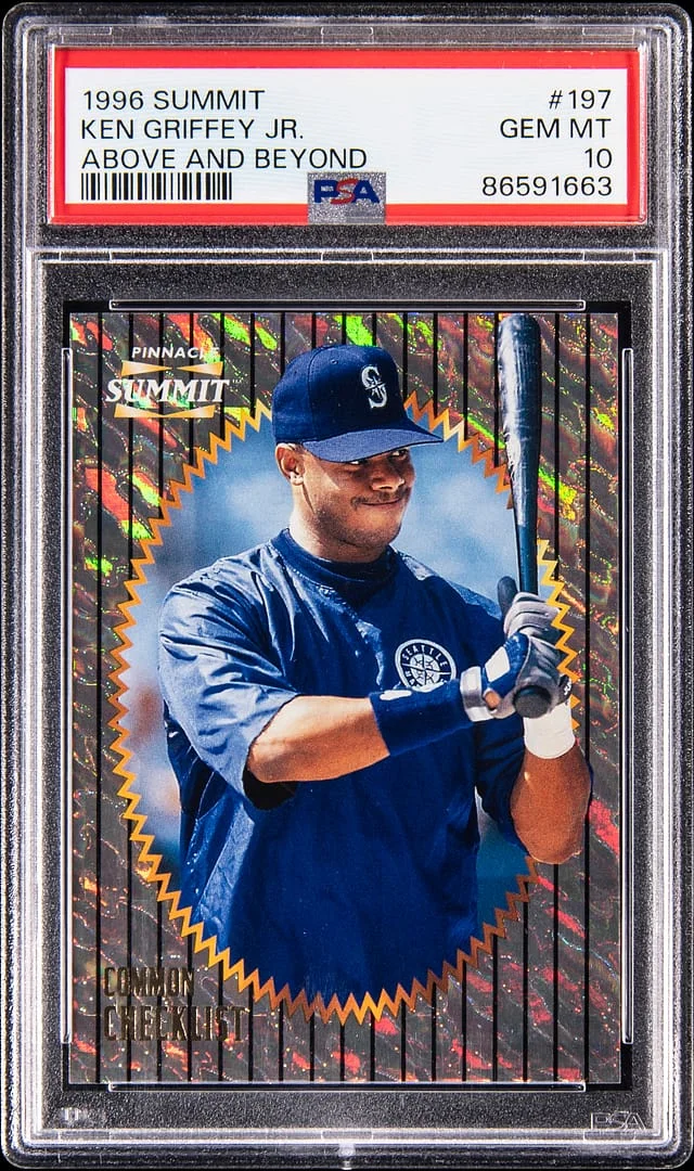 1996 Pinnacle Ken Griffey Jr. Summit Above and Beyond #197 card image