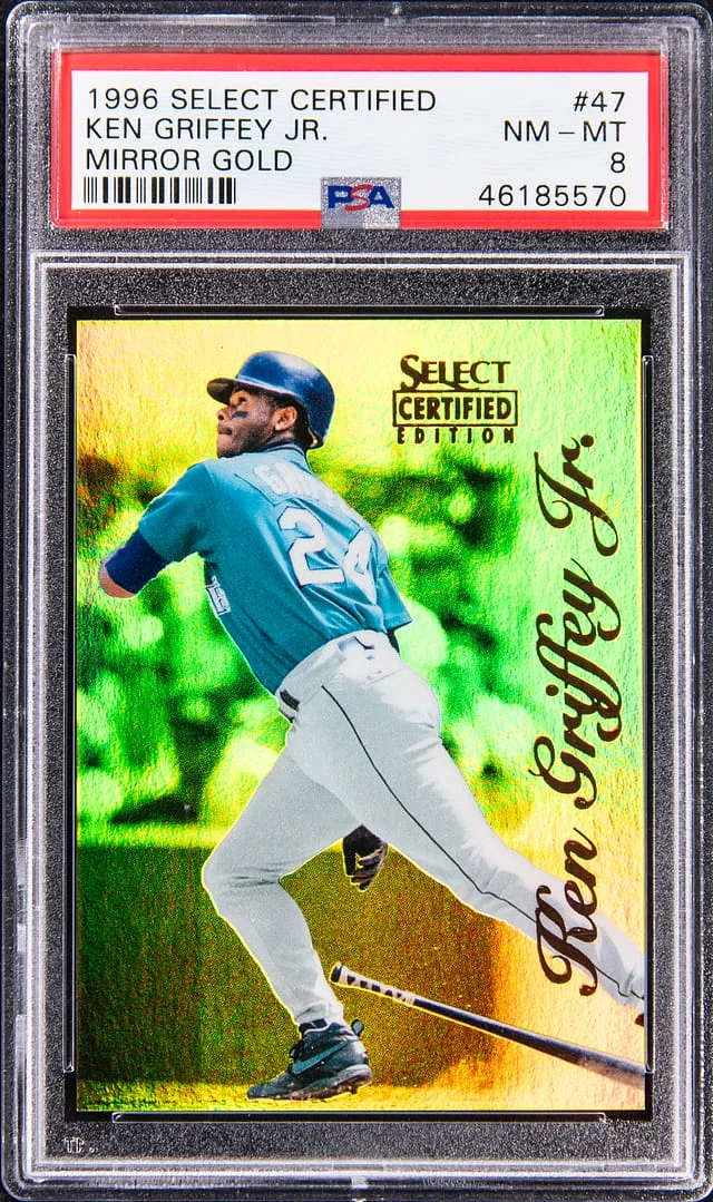 1996 Pinnacle Ken Griffey Jr. Select Certified Mirror Red #47 card image