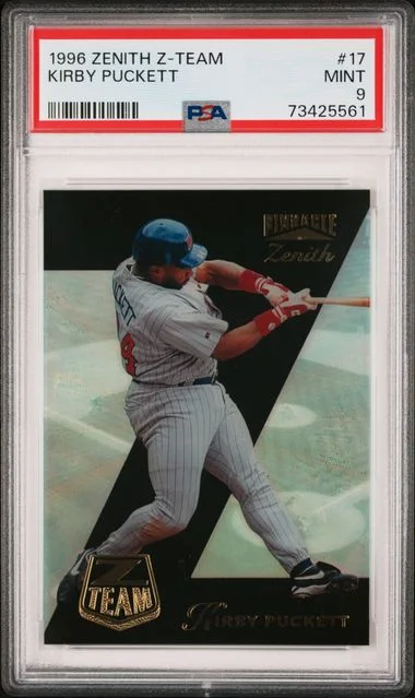 1996 Pinnacle Kirby Puckett Zenith Z-Team #17 card image