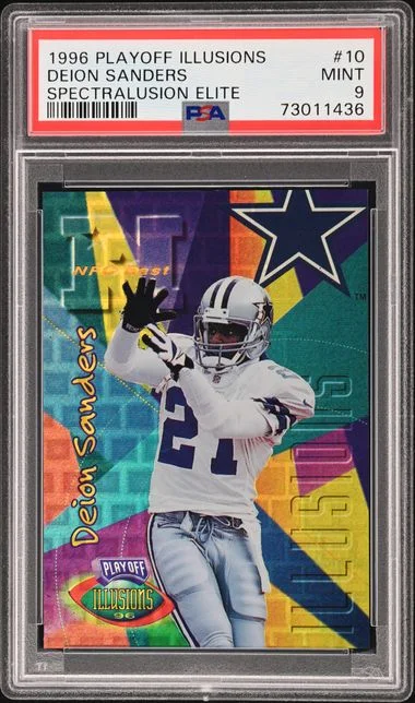 1996 Playoff Deion Sanders Illusions #10 card image