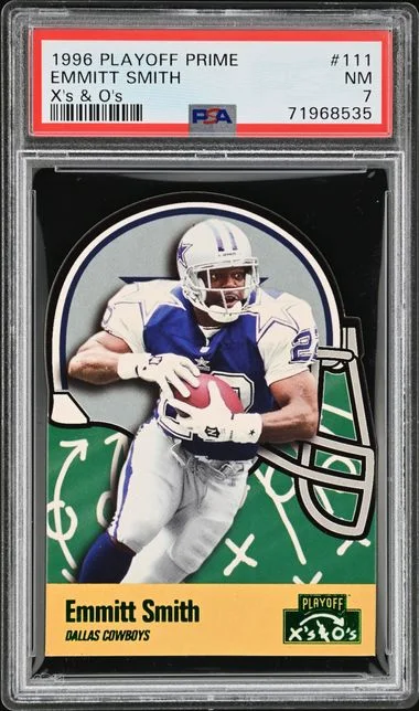 1996 Playoff Emmitt Smith Prime X'S & O'S #111 card image