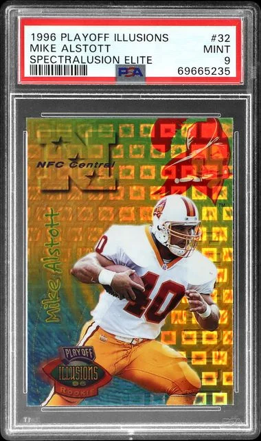 1996 Playoff Mike Alstott Illusions Spectralusion Elite #32 card image