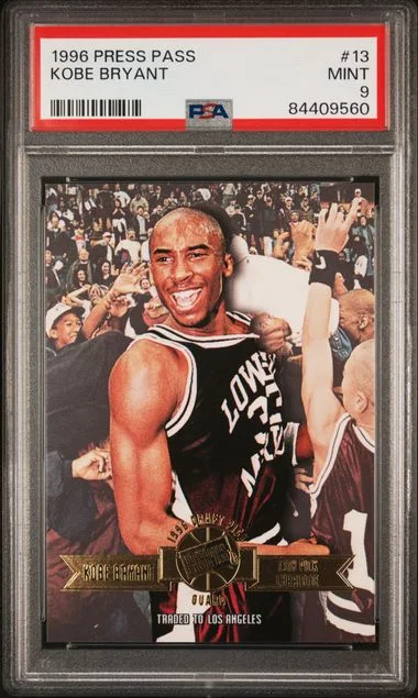 1996 Press Pass Kobe Bryant #13 card image