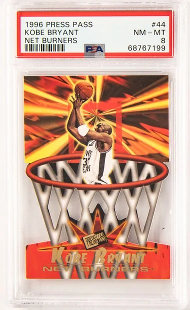 1996 Press Pass Net Burners Kobe Bryant #44 card image