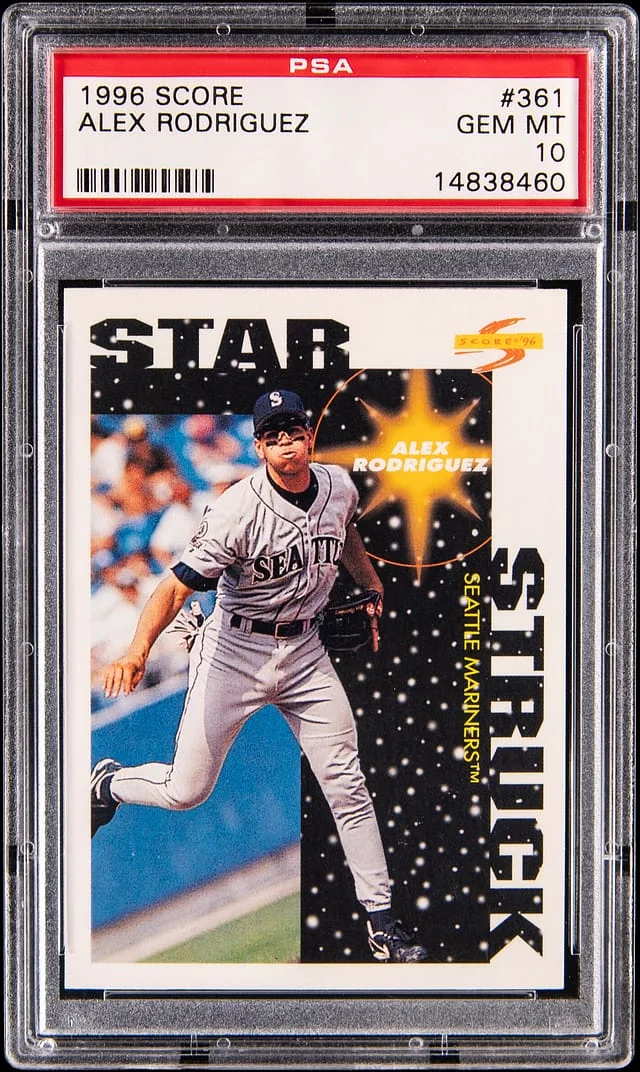 1996 Score Alex Rodriguez #361 card image