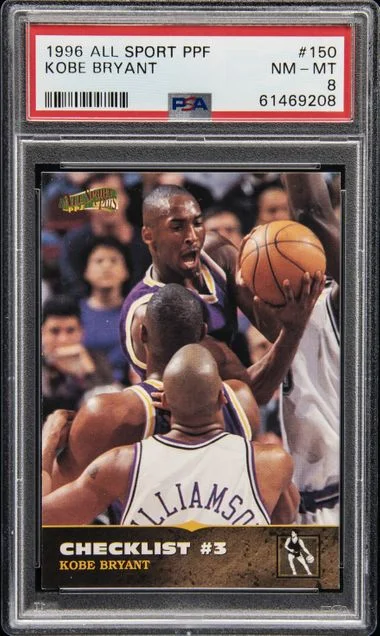 1996 Score Board Kobe Bryant All Sport Ppf #150 card image