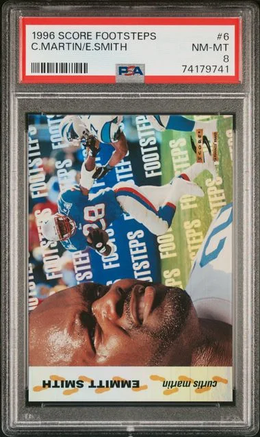 1996 Score C.Martin/E.Smith Footsteps #6 card image