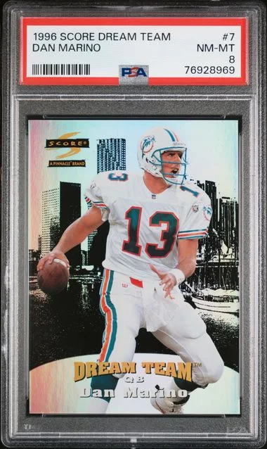 1996 Score Dan Marino Dream Team #7 card image