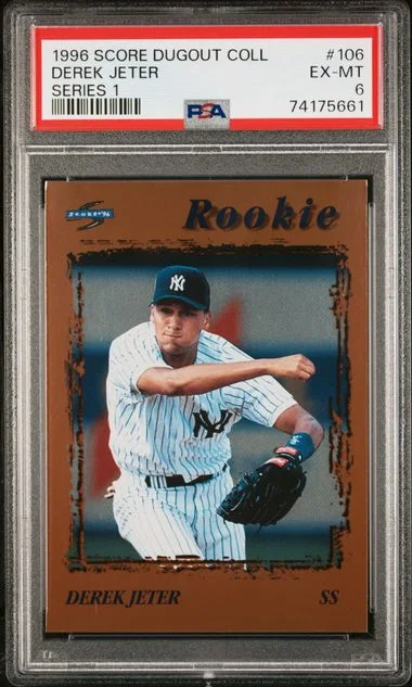 1996 Score Derek Jeter Dugout Collection #106 card image