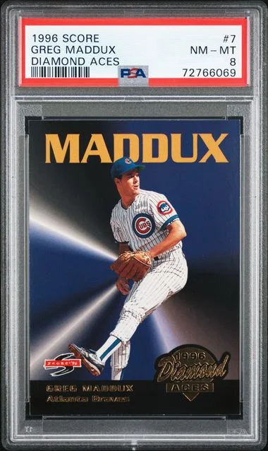 1996 Score Greg Maddux Diamond Aces #7 card image