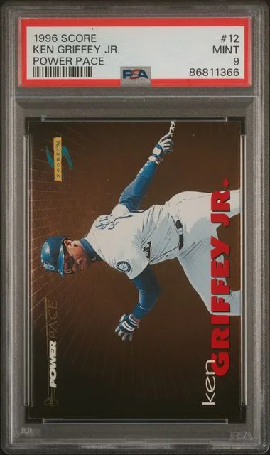 1996 Score Ken Griffey Jr. Power Pace #12 card image