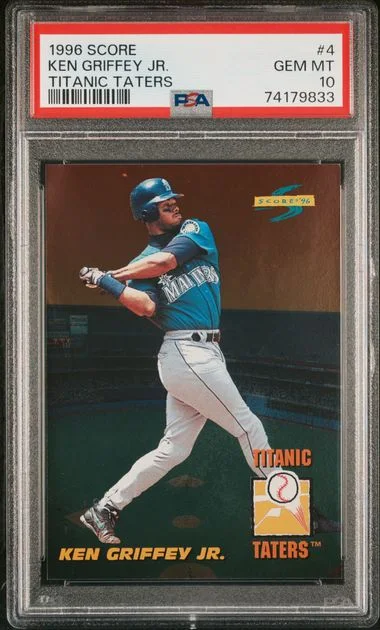 1996 Score Ken Griffey Jr. Titanic Taters #4 card image