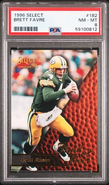 1996 Select Brett Favre #182 card image