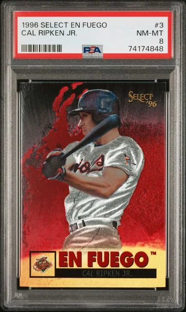 1996 Select Cal Ripken Jr. En Fuego #3 card image