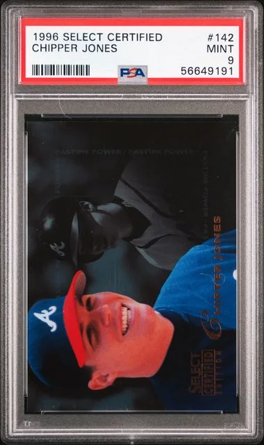 1996 Select Chipper Jones Certified #142 card image