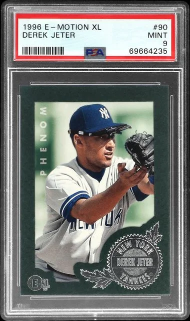 1996 SkyBox E-Motion Derek Jeter XL #90 card image