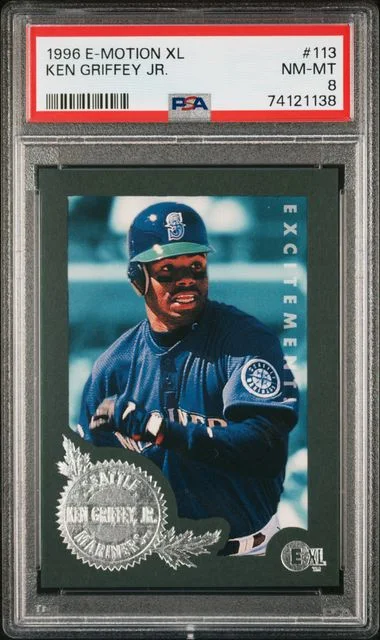 1996 SkyBox E-Motion Ken Griffey Jr. XL #113 card image