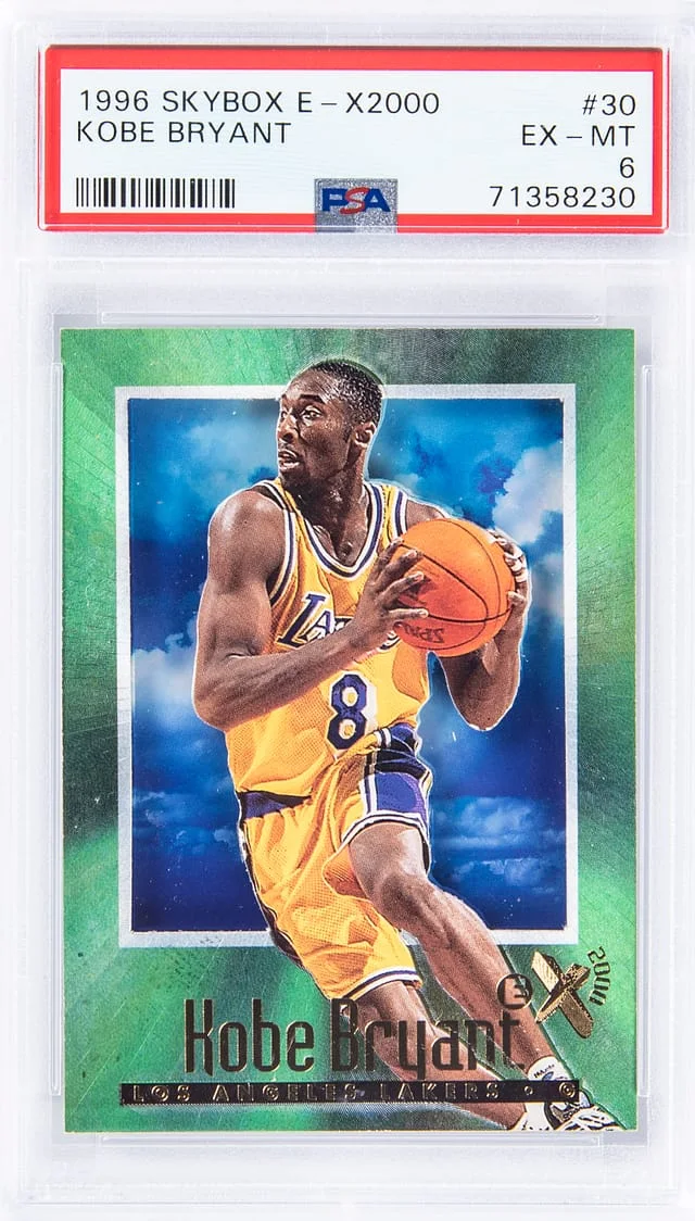 1996 SkyBox E-X 2000 Kobe Bryant #30 card image