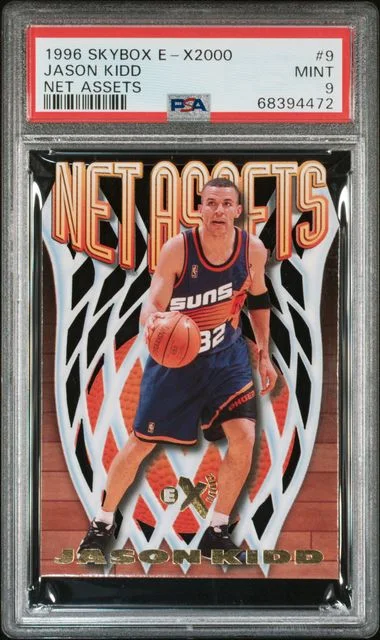 1996 SkyBox Jason Kidd E-X2000 Net Assets #9 card image