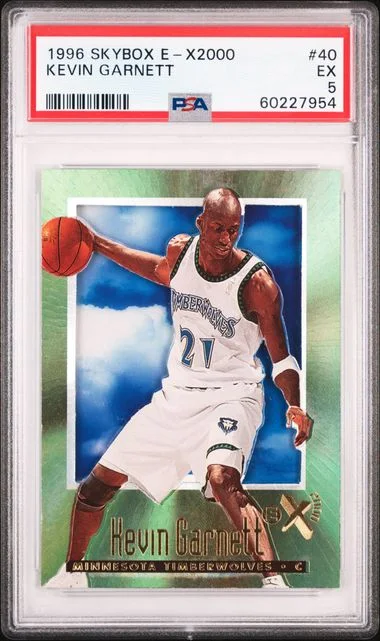 1996 SkyBox Kevin Garnett E-X2000 #40 card image