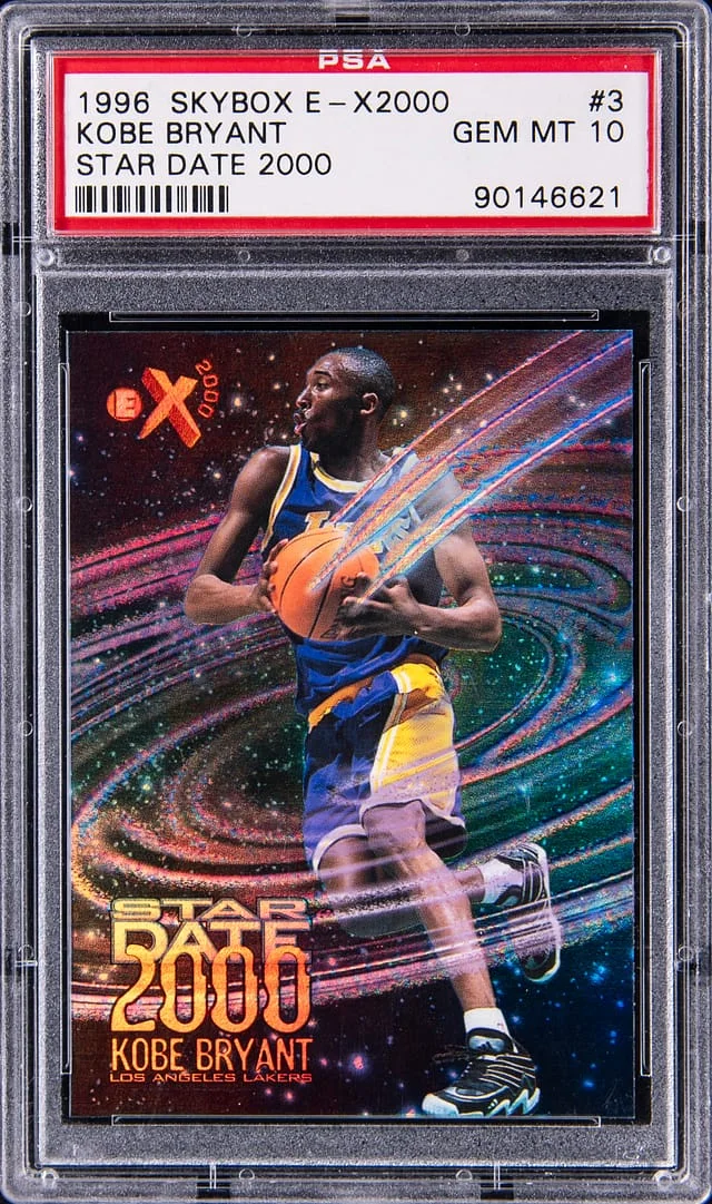 1996 SkyBox Kobe Bryant E-X2000 Star Date 2000 #3 card image