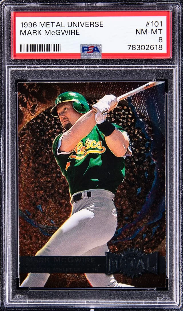 1996 SkyBox Metal Universe Mark McGwire #101 card image