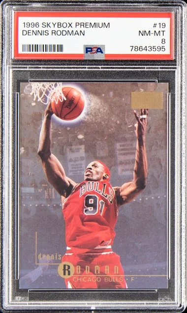 1996 SkyBox Premium Dennis Rodman #19 card image