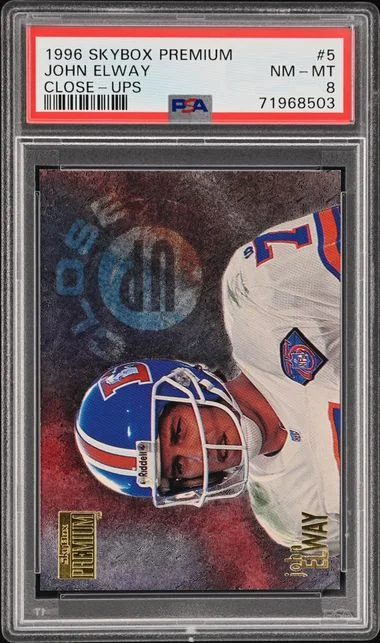 1996 SkyBox Premium John Elway Close-Ups #5 card image