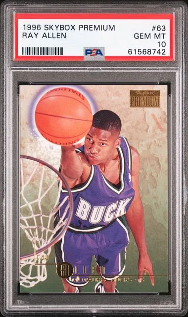 1996 SkyBox Premium Ray Allen #63 card image