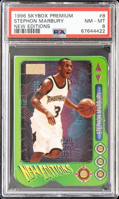 1996 SkyBox Premium Stephon Marbury New Editions #8 card image