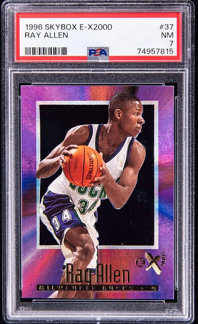 1996 SkyBox Ray Allen E-X2000 #37 card image