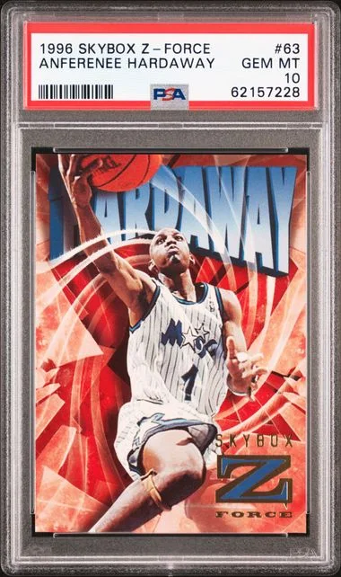 1996 SkyBox Z-Force Anferenee Hardaway #63 card image