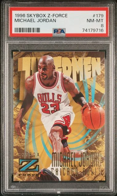 1996 SkyBox Z-Force Michael Jordan #179 card image