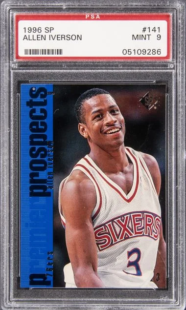 1996 SP Allen Iverson #141 card image