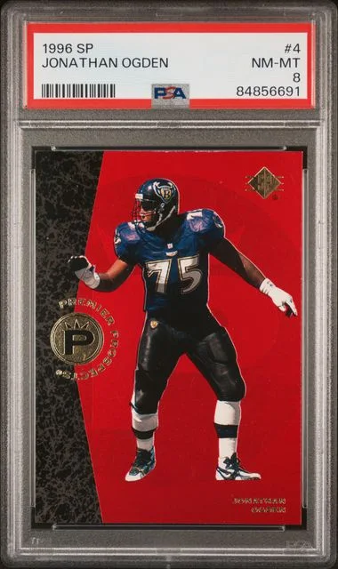 1996 SP Jonathan Ogden #4 card image