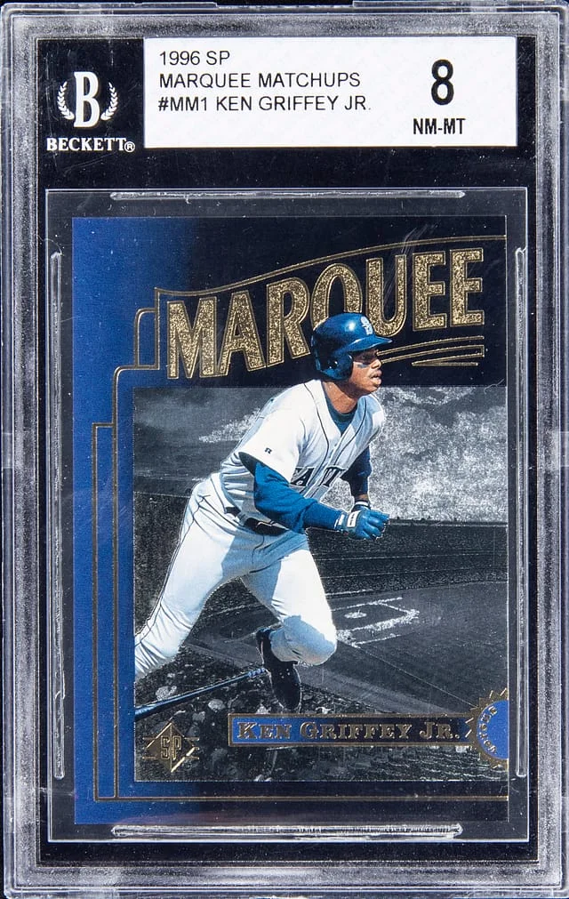 1996 SP Marquee Matchups Ken Griffey Jr #MM1 card image