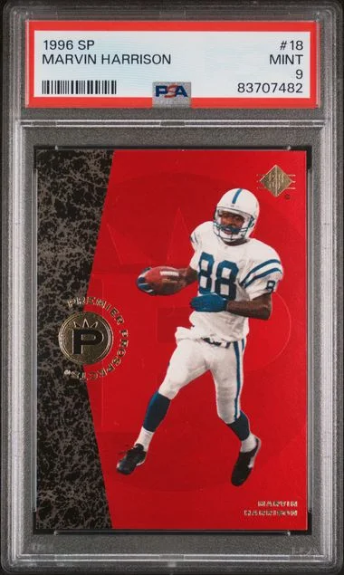 1996 SP Marvin Harrison #18 card image