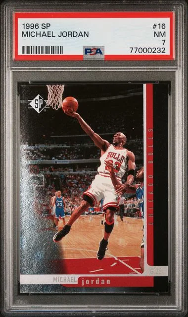 1996 SP Michael Jordan #16 card image