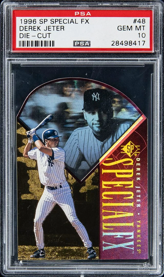 1996 SP Special FX Die-Cut Derek Jeter #48 card image