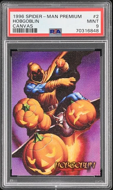 1996 Spider-Man Premium Canvas Hobgoblin #2 card image