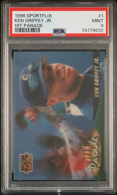 1996 Sportflix HIT Parade Ken Griffey Jr. #1 card image