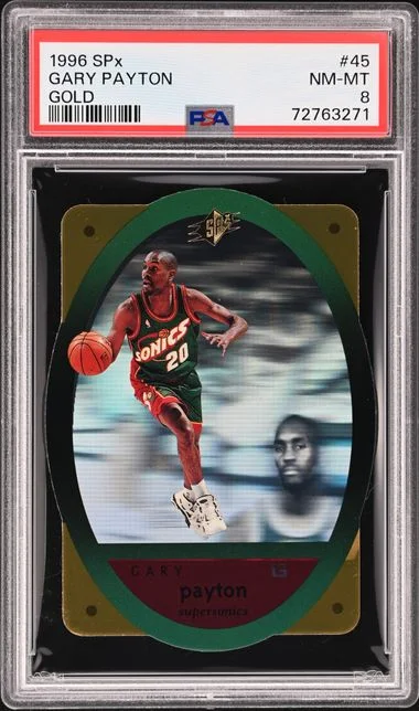 1996 SPx Gary Payton Gold #45 card image