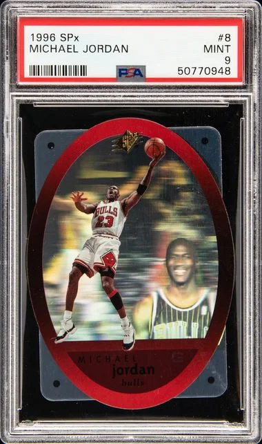 1996 SPx Michael Jordan #8 card image
